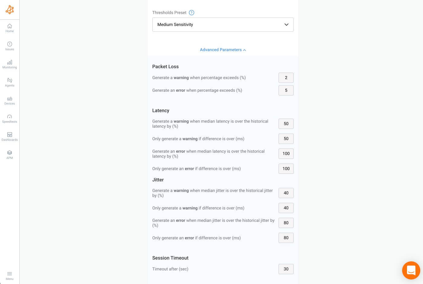 Internet SLA Monitoring
